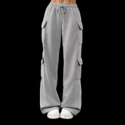 3 Prs Quick Dry Breathable Fleece Womens High Waist Straight Leg Pants