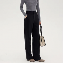 3 Prs Women Soft Warm Stylish Premium Straight Leg Woven Cashmere Pants