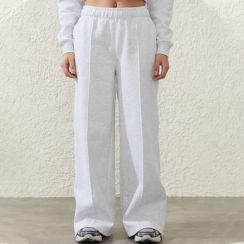 2 Prs Warm Fleece Fabric Winter Casual Wide Pants